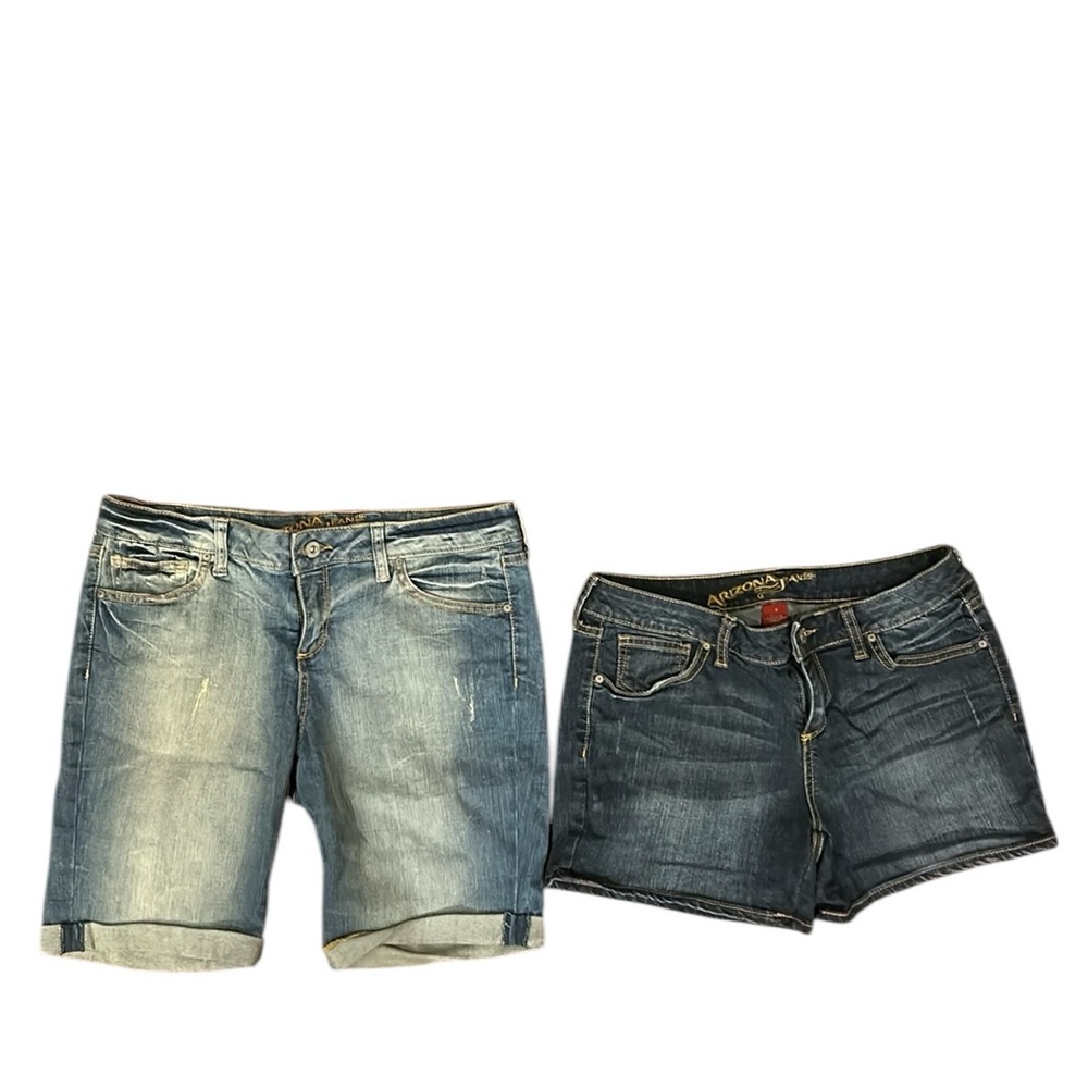 2 pair Arizona Jean women’s jean short bundle